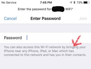 wi-fi password